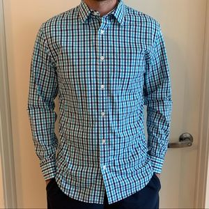 Banana Republic Non Iron Tailored Slim - Blue Teal